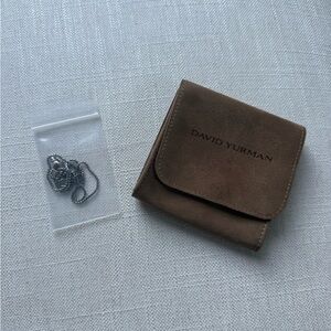 David Yurman Box Chain 20” Silver Necklace